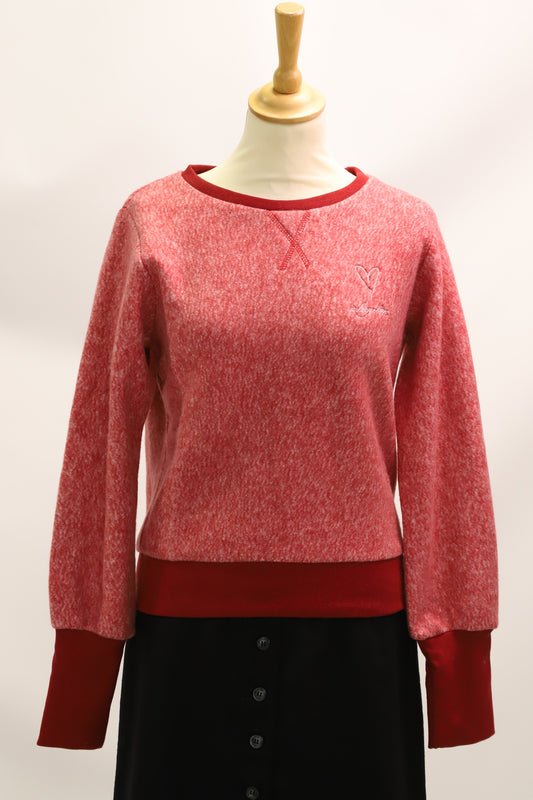 Sweat rouge À Bicyclette tailles S et L