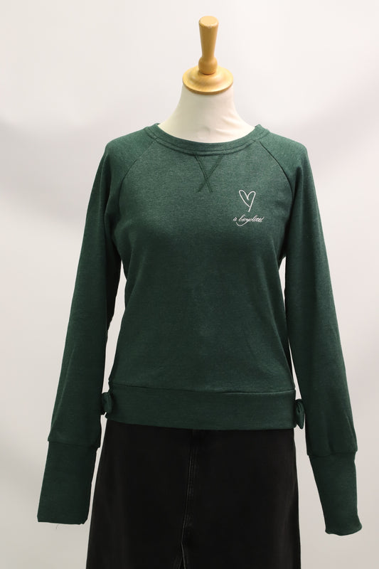 Sweat vert À Bicyclette taille M