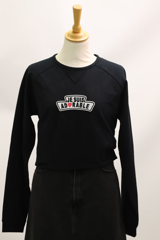 Sweat noir À Bicyclette taille M