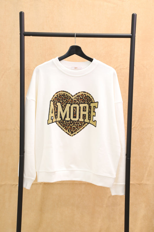 Sweat blanc Izzy Taille L - NEUF