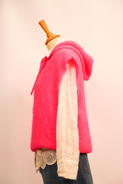 Pull sans manches rose fluo Bellerina Taille Unique