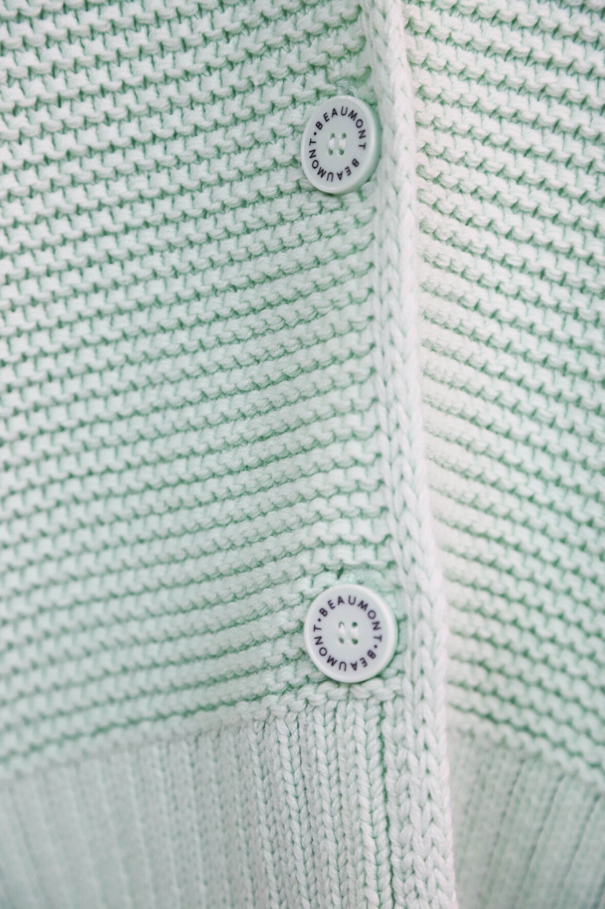Gilet en maille vert Beaumont Taille S