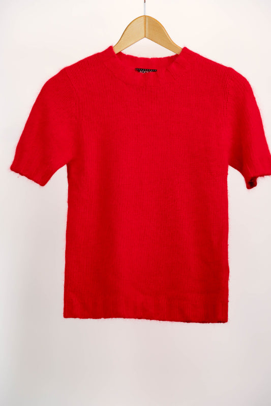 Pull manches courtes rouge Kookaï Taille S