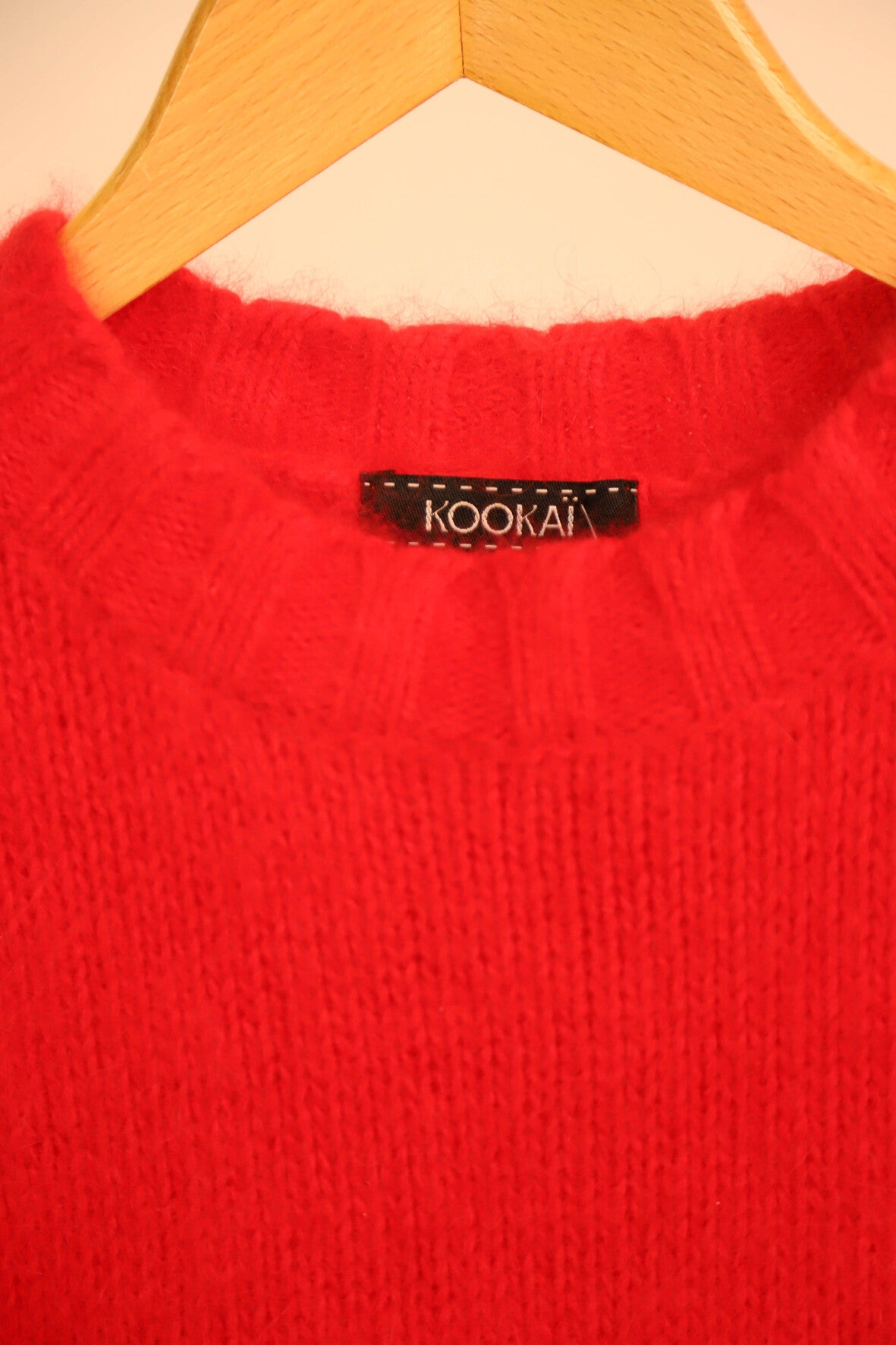 Pull manches courtes rouge Kookaï Taille S