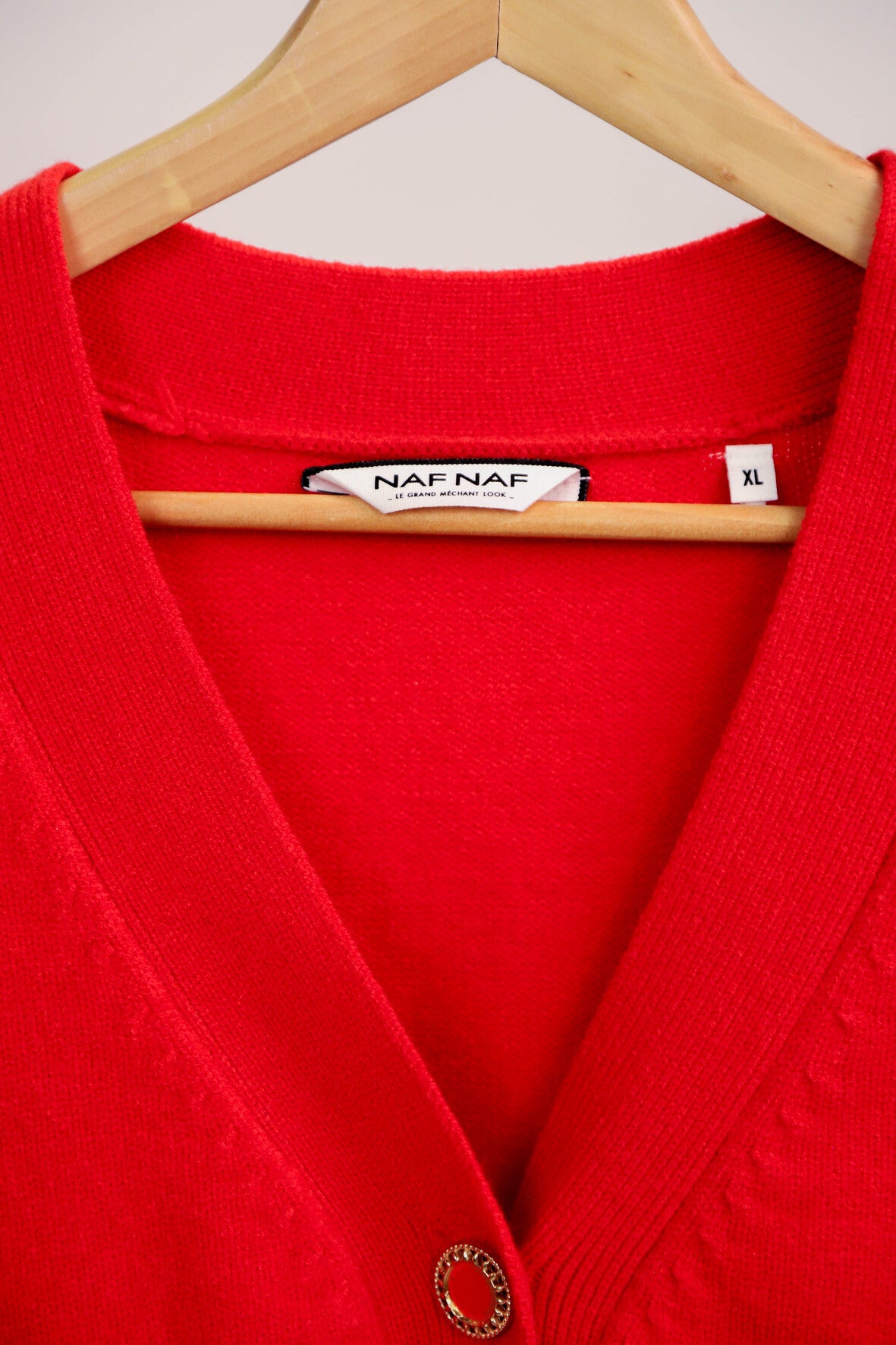 Gilet rouge La Halle Taille XL