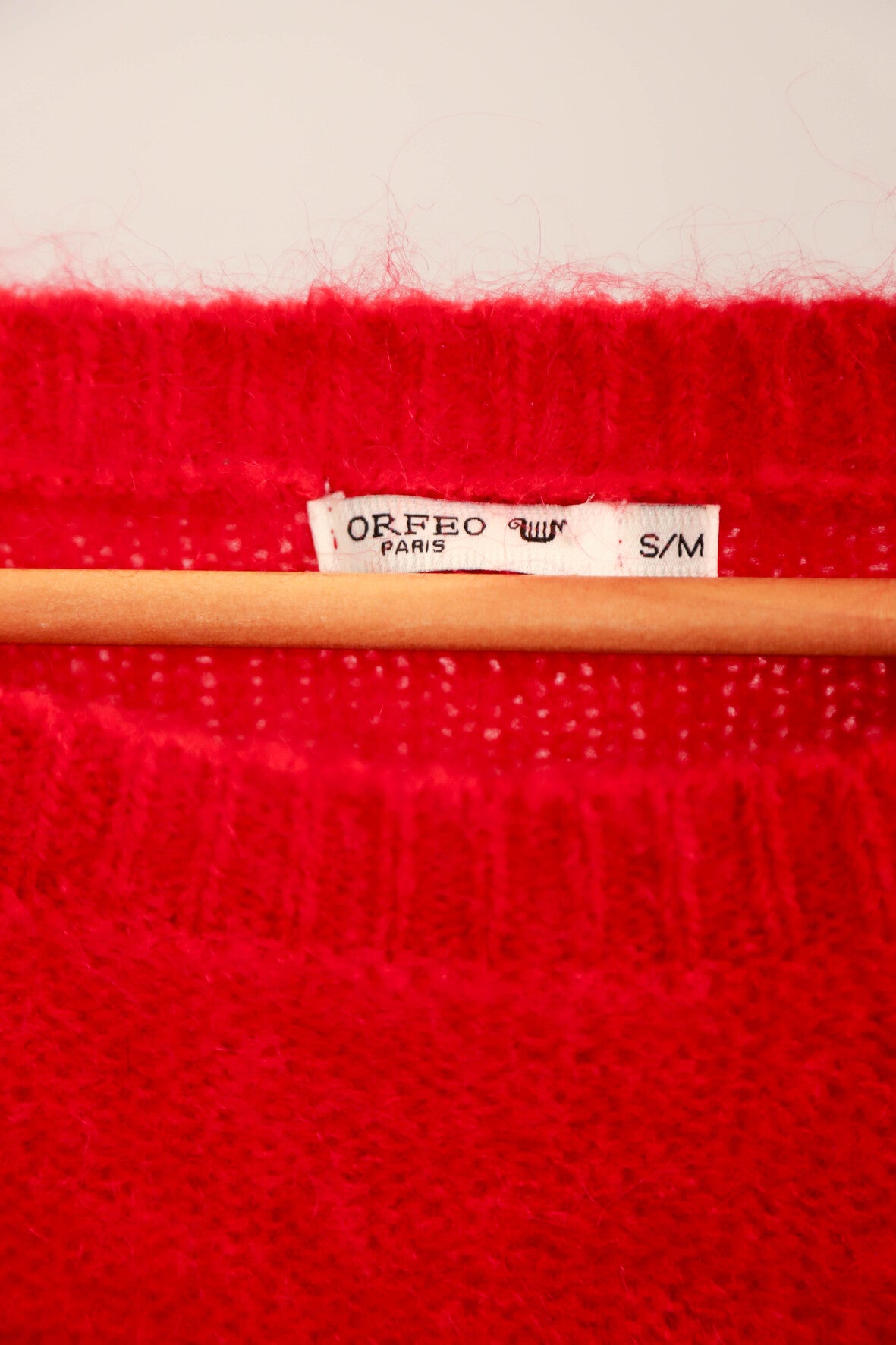 Pull rouge Orfeo Taille S/M
