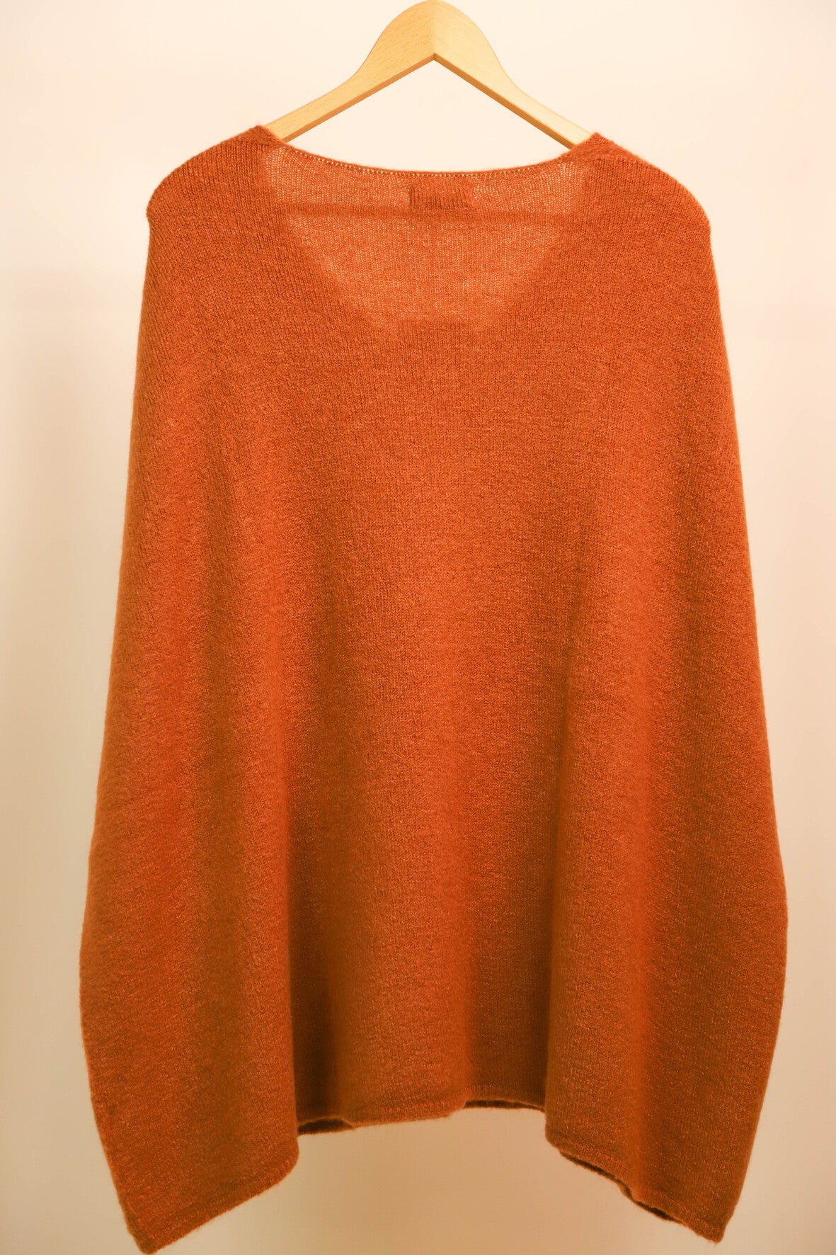 Pull marron, long sans manches C'MELODIE Taille Unique - NEUF et tout doux !