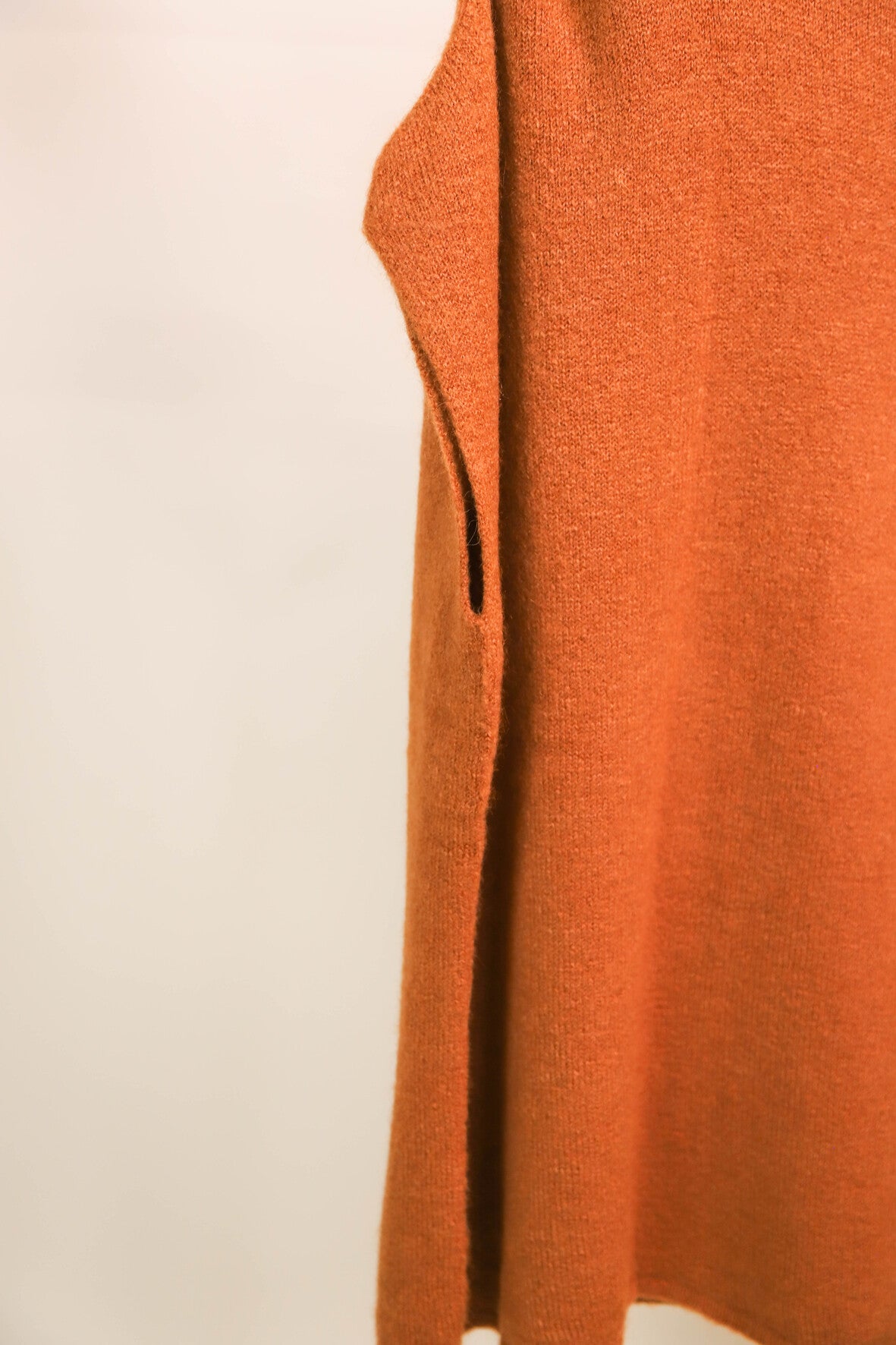 Pull marron, long sans manches C'MELODIE Taille Unique - NEUF et tout doux !