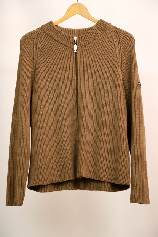 Gilet zippé marron Saint James Taille XXL