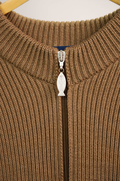 Gilet zippé marron Saint James Taille XXL
