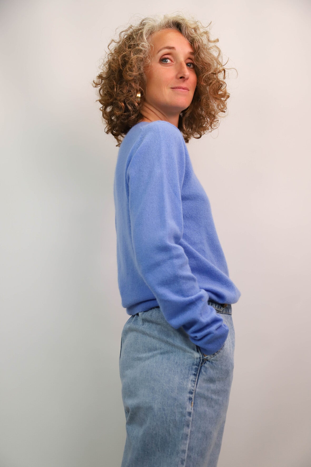 Pull bleu Monoprix Taille XS