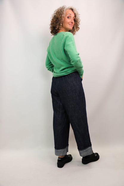 Pull vert en cachemire Eric Bompard Taille S