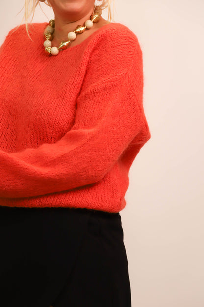 Pull orange Marie ile de Ré Taille L