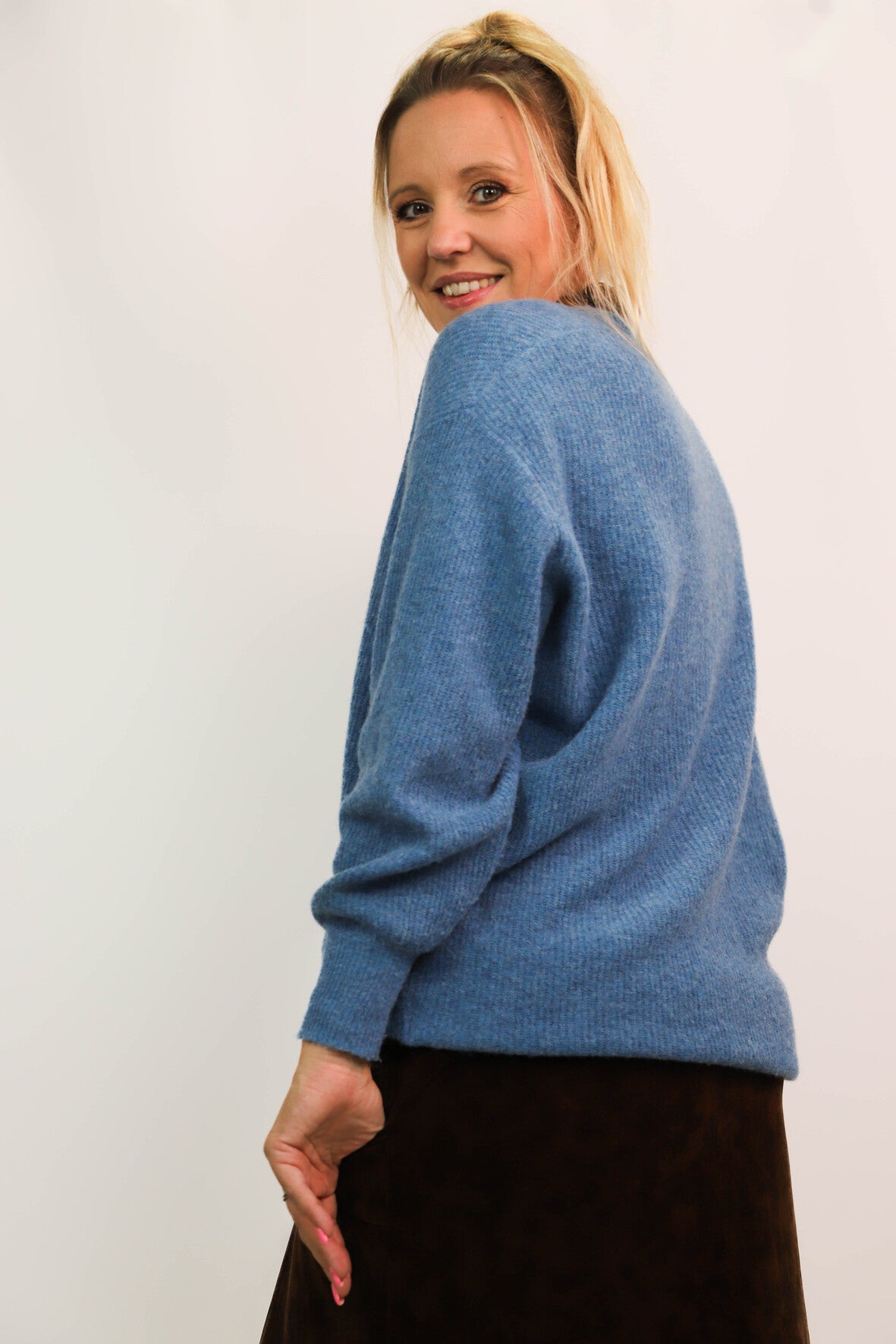 Pull bleu American Vintage Taille L