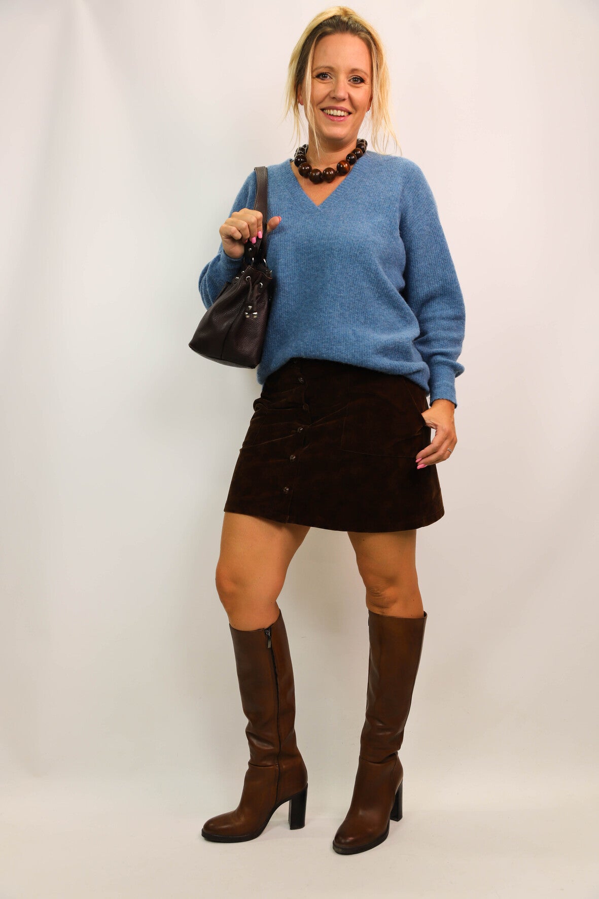 Pull bleu American Vintage Taille L