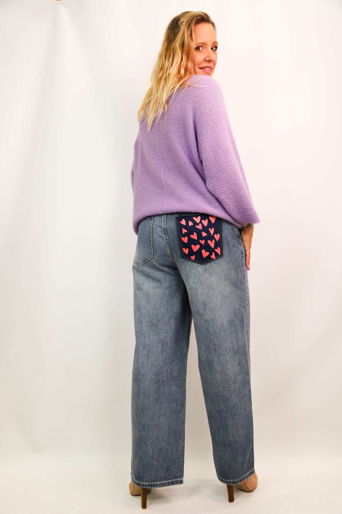 Pull lilas Taille Unique