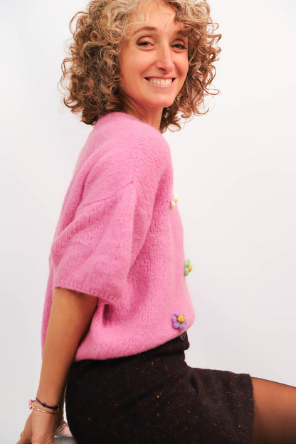 Pull rose Bellerina Taille S/M