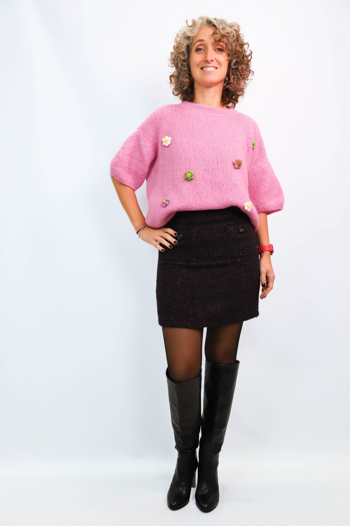 Jupe noire et marron La Petite française Taille XS