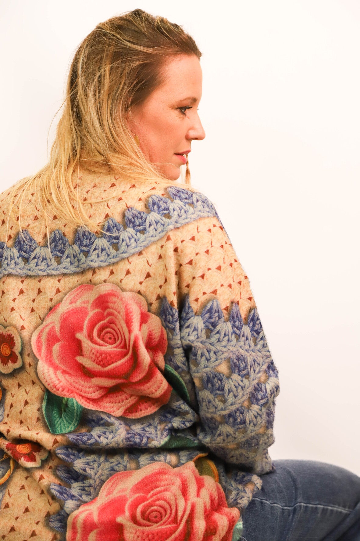 Pull à motif Neslay Taille L