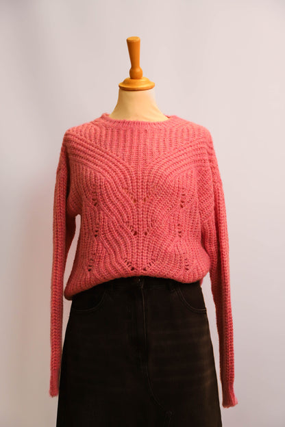 Pull en maille rose Emme Taille M