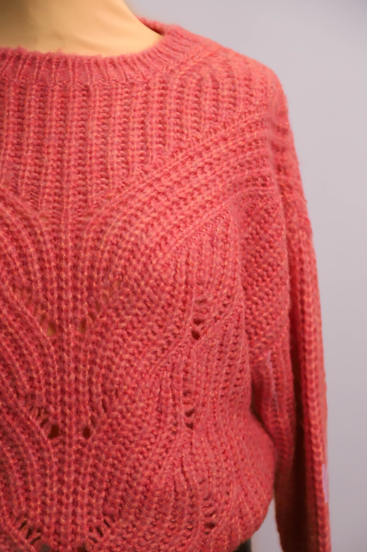 Pull en maille rose Emme Taille M