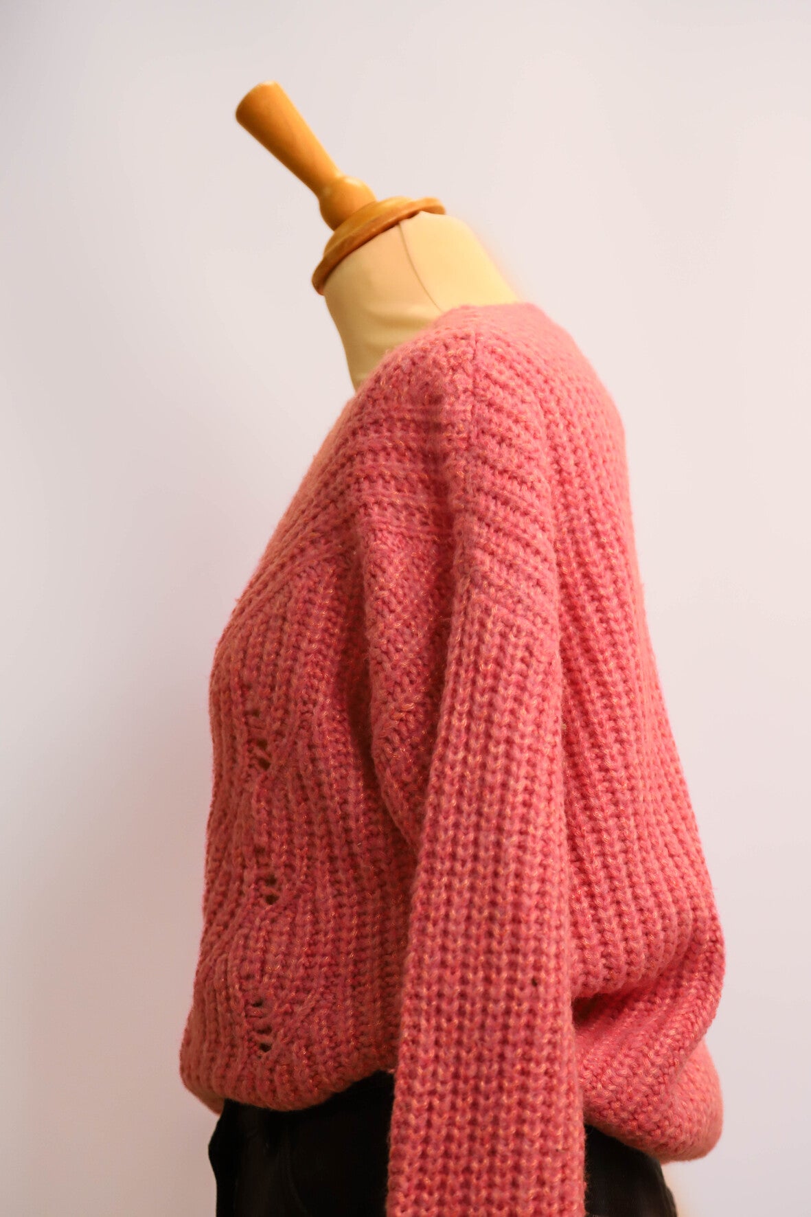 Pull en maille rose Emme Taille M