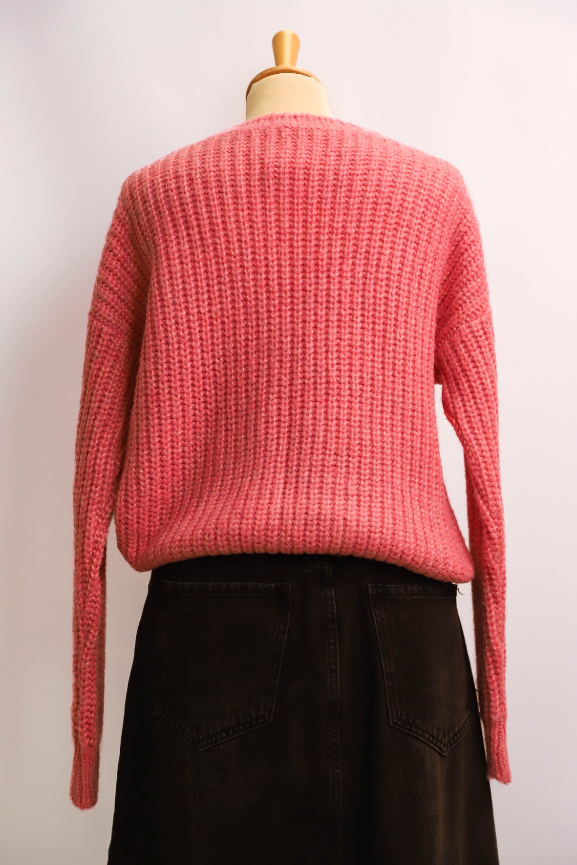 Pull en maille rose Emme Taille M