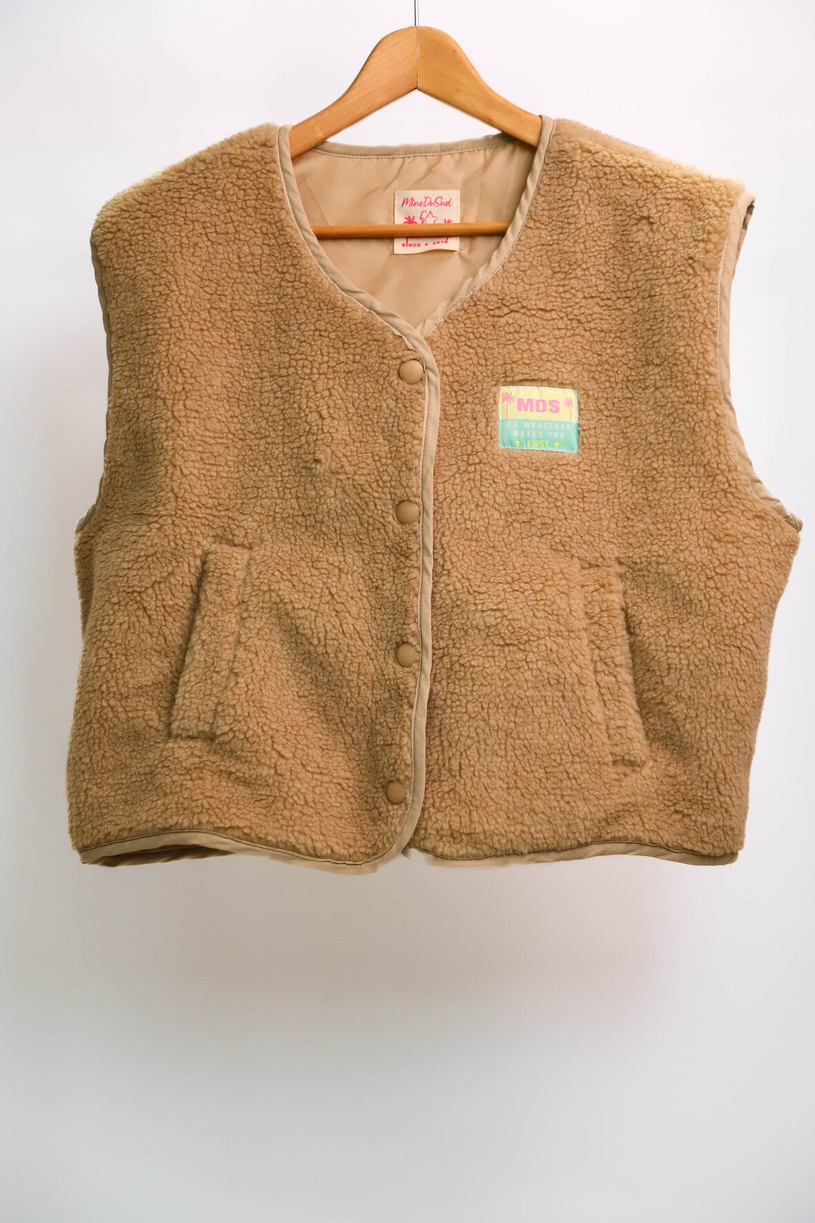 Gilet sans manches beige Mino du Sud Taille L/XL