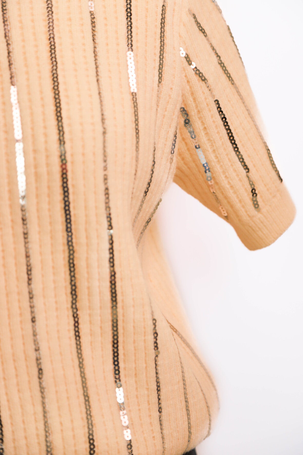 Pull manches courtes ecru SensUniq Taille Unique