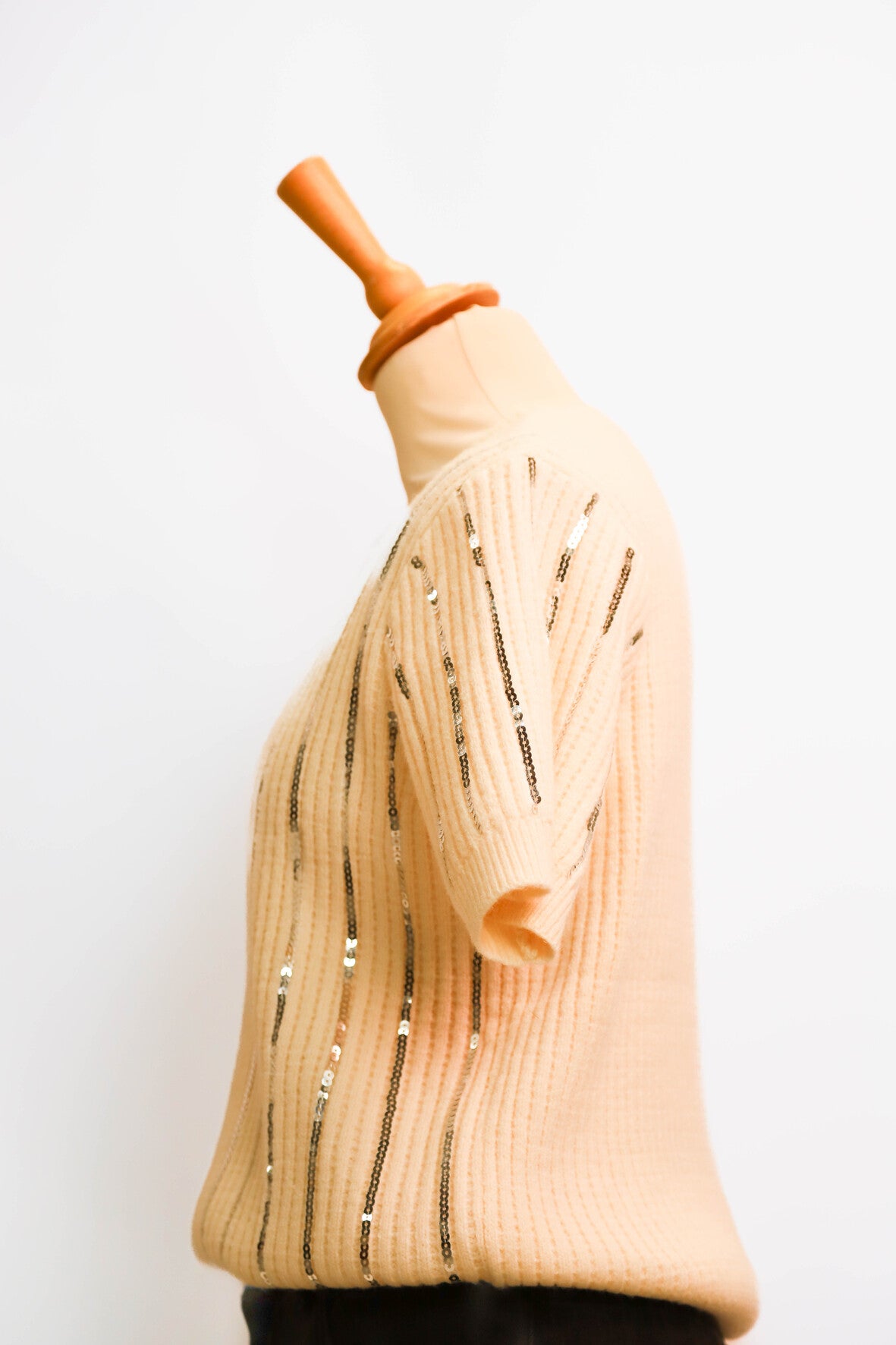 Pull manches courtes ecru SensUniq Taille Unique