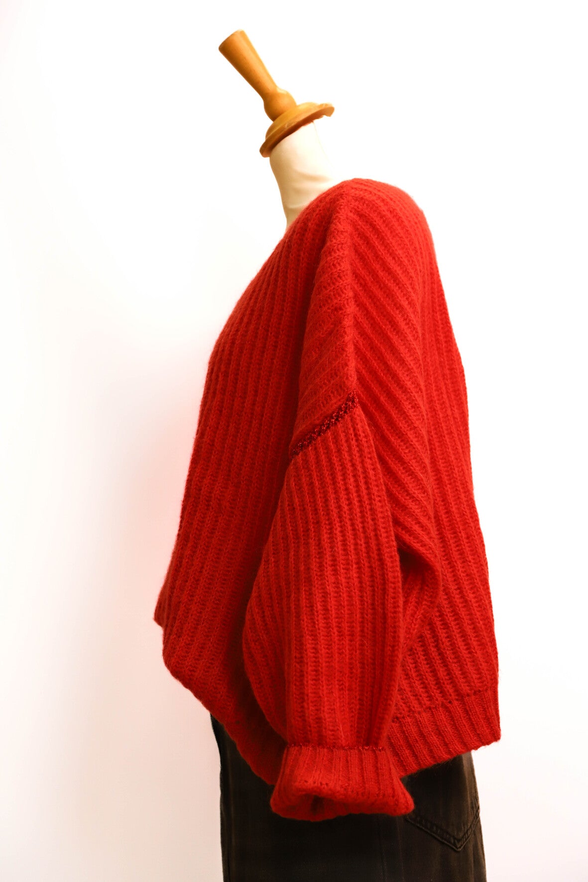 Pull en maille rouge IKKS Taille L