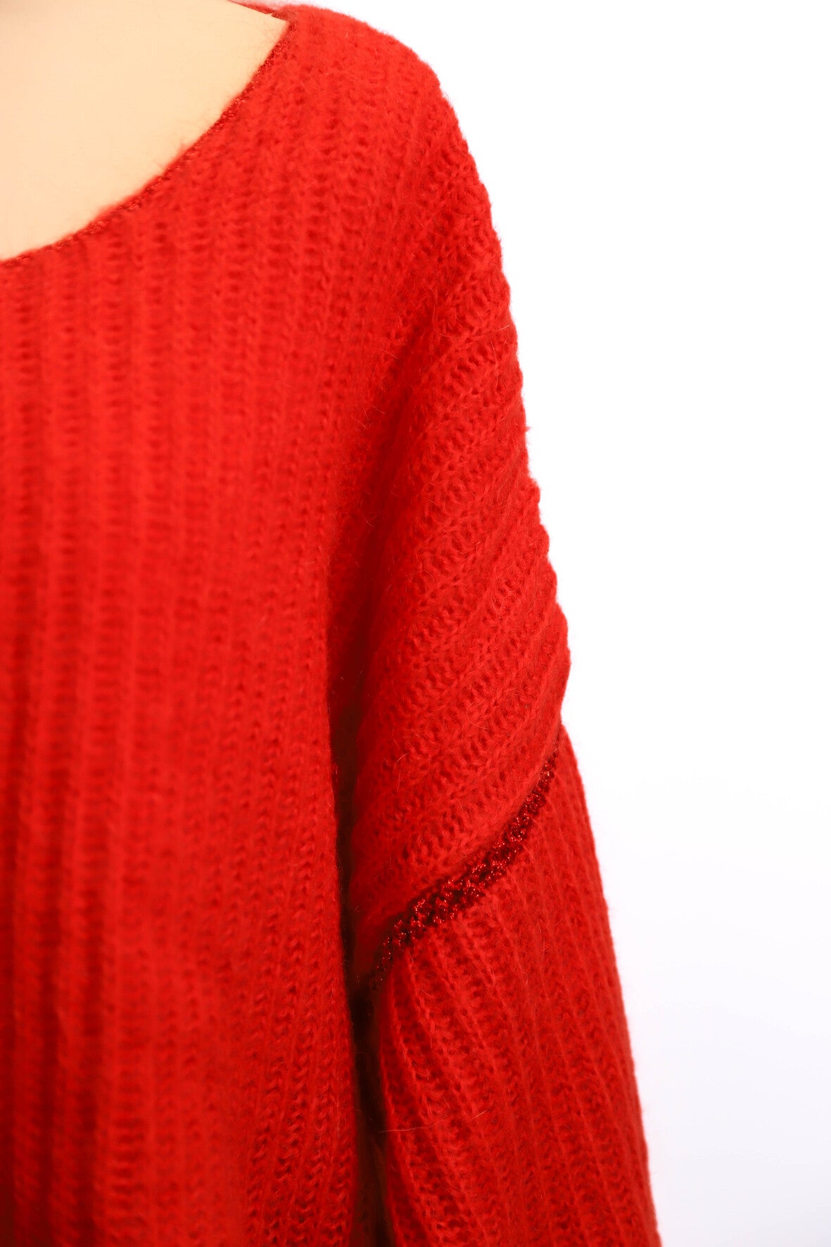 Pull en maille rouge IKKS Taille L