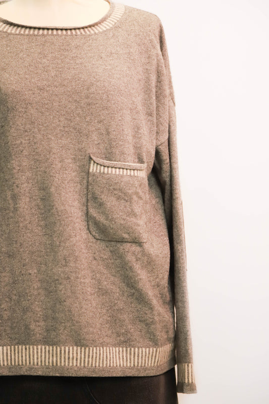 Pull gris Eric Bompard Taille XXL