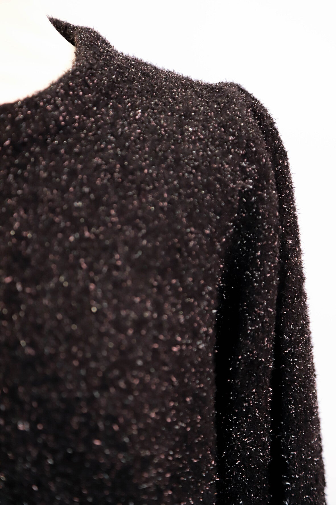 Pull pailleté noir Mango Taille S