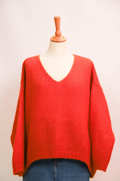 Pull orange Marie Ile de Ré Taille M