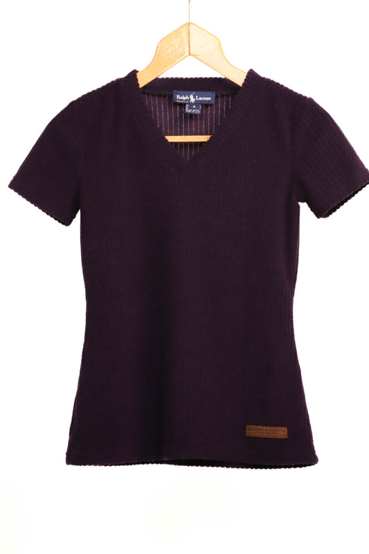 Pull violet Ralph Lauren Taille S
