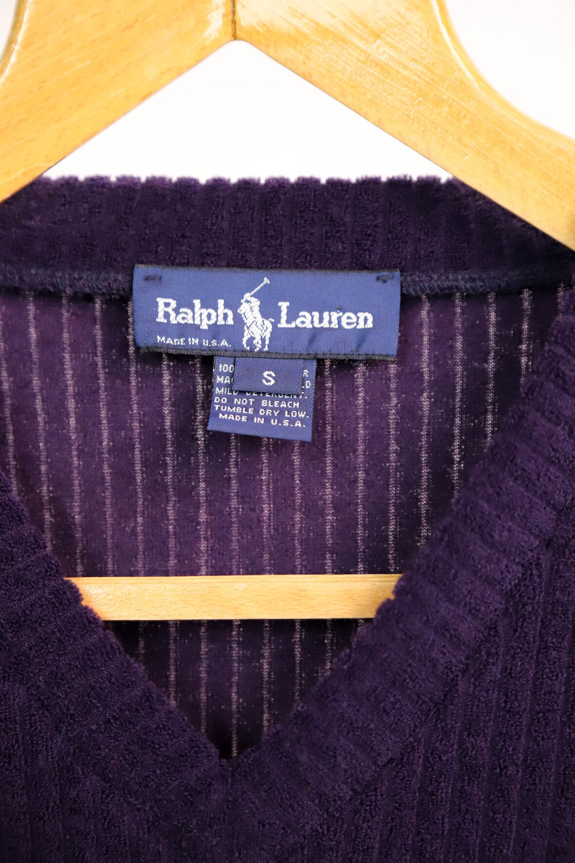 Pull violet Ralph Lauren Taille S