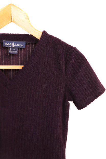 Pull violet Ralph Lauren Taille S