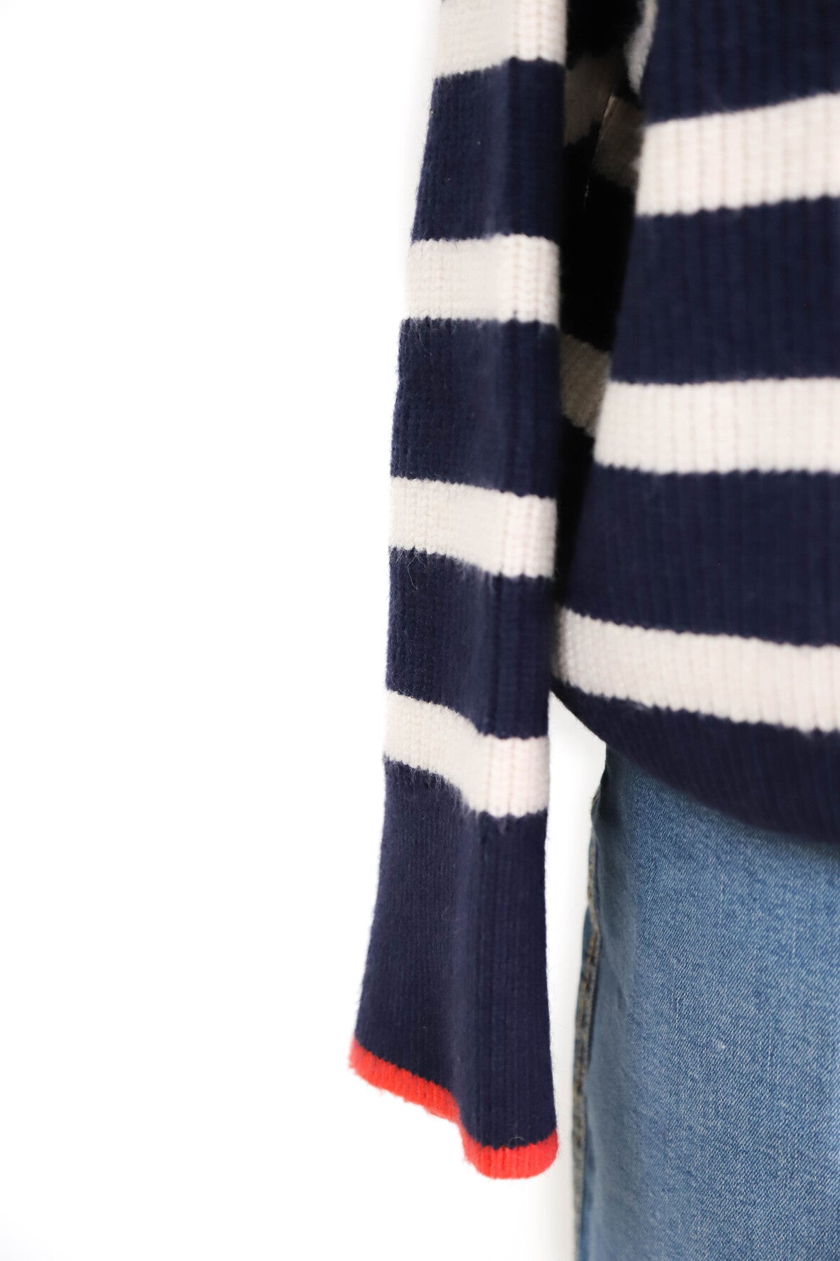 Pull marinière bleu Zara Taille S
