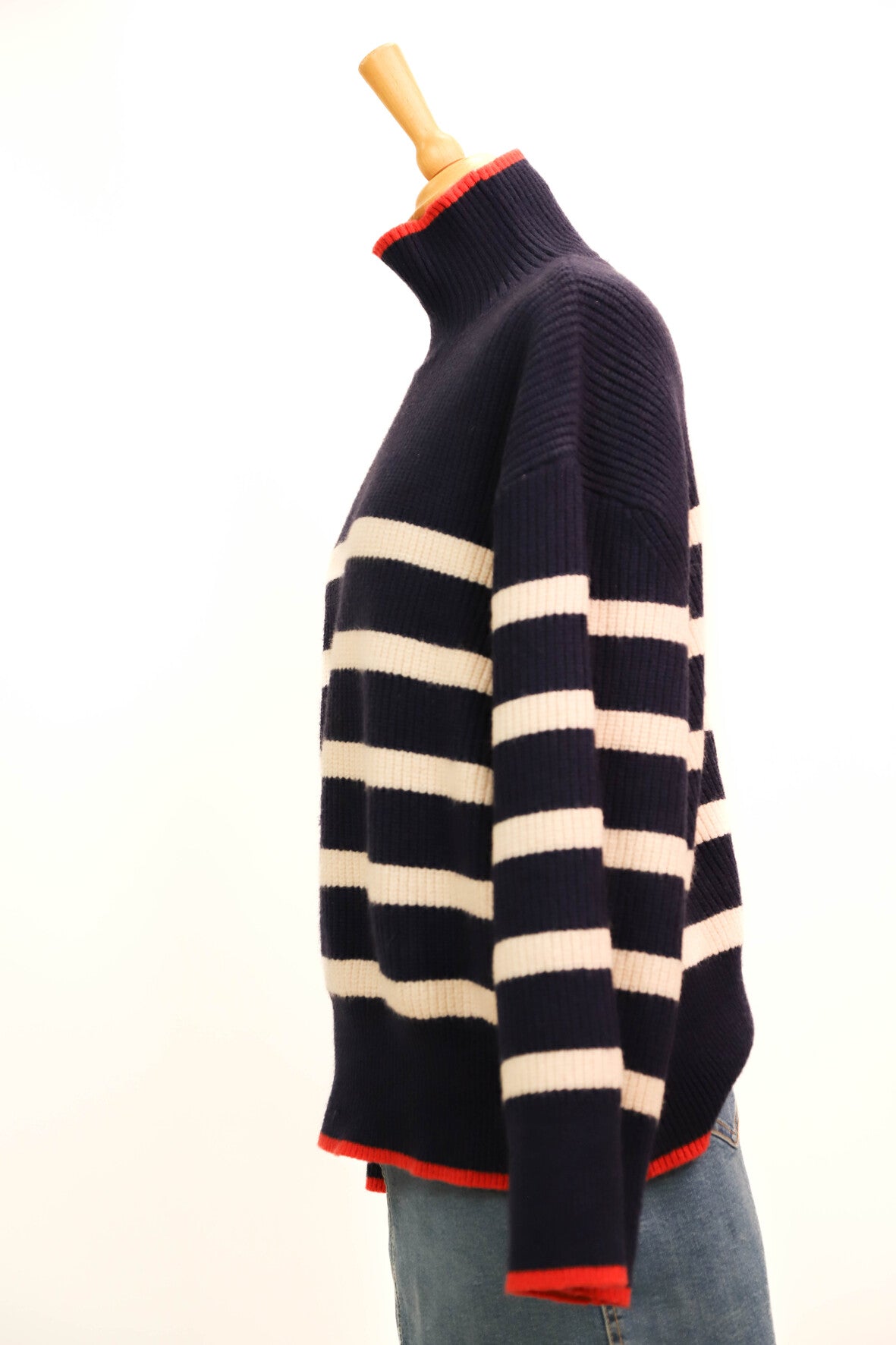 Pull marinière bleu Zara Taille S
