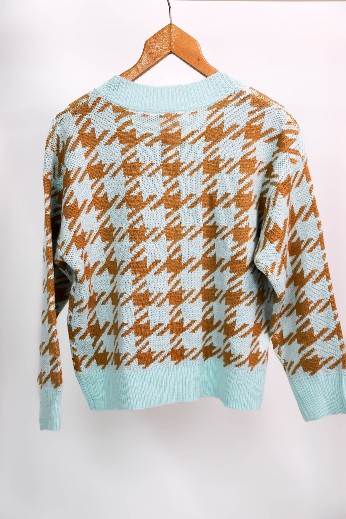 Gilet bleu et marron Taille M