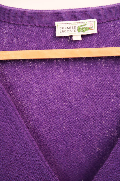 Gilet violet Lacoste Taille L