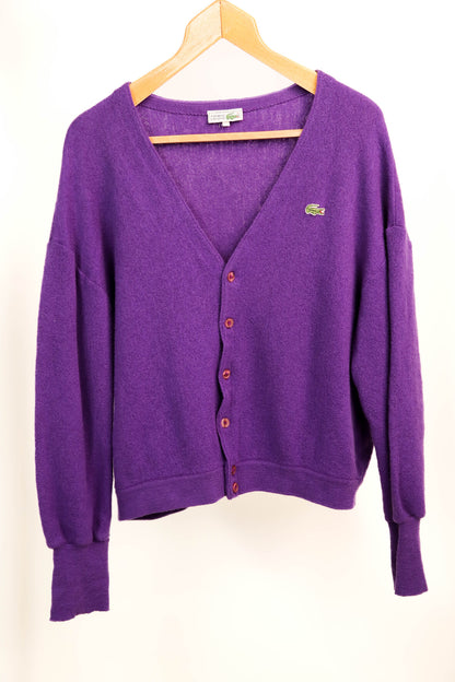 Gilet violet Lacoste Taille L