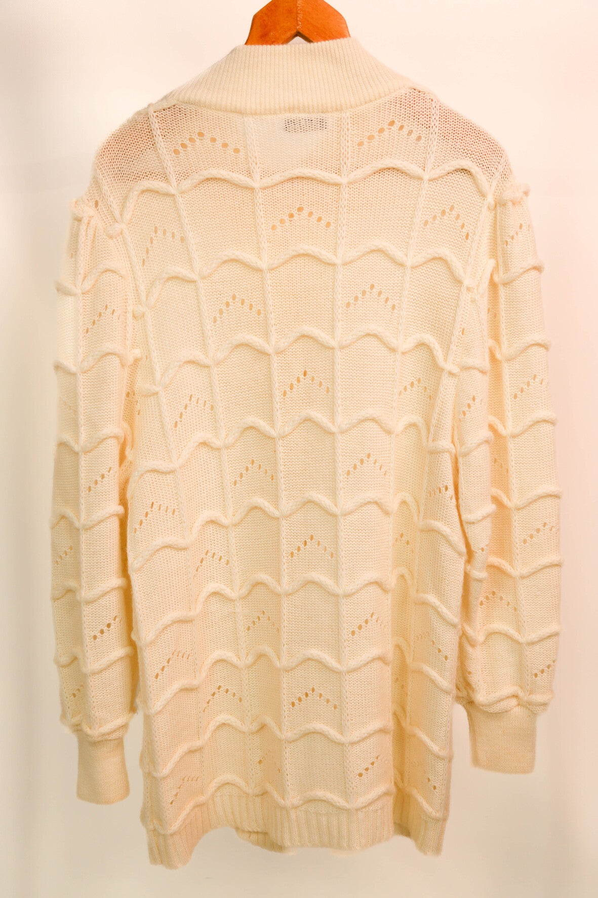 Gilet écru Tricot Djezi Taille L