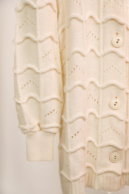 Gilet écru Tricot Djezi Taille L