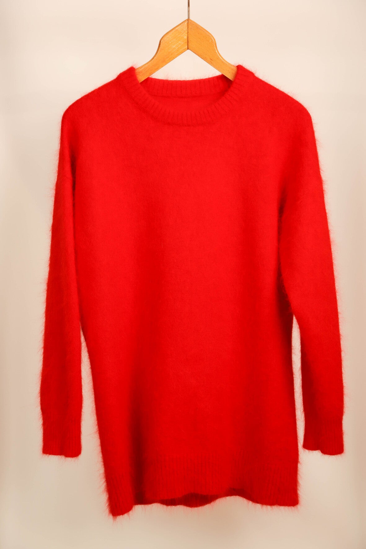 Pull long rouge Taille M
