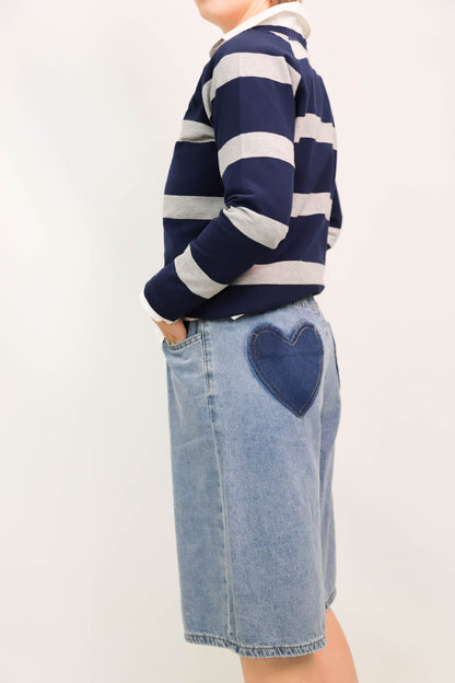 Short long/ Jort bleu JS Millenium Taille S et M - NEUF