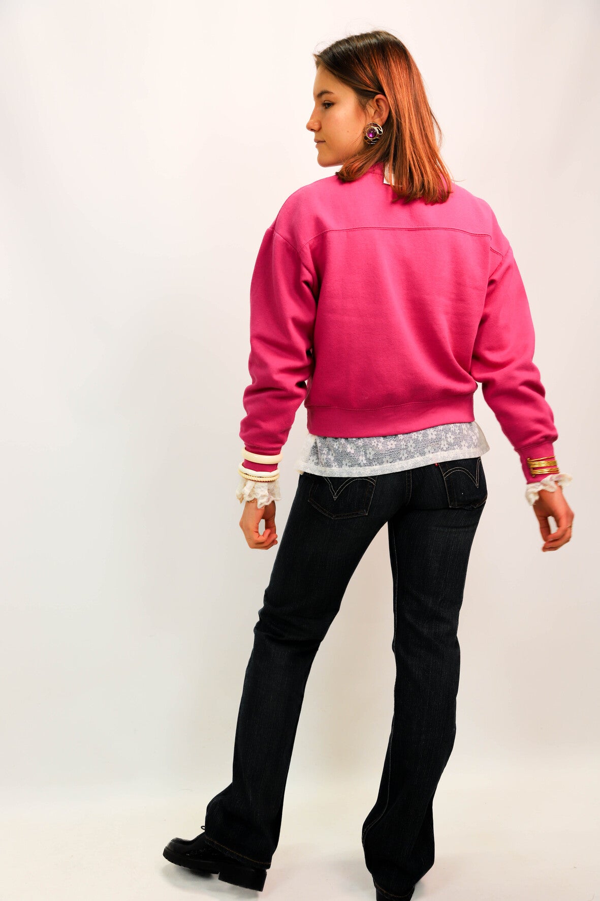 Sweat rose Zara Taille S