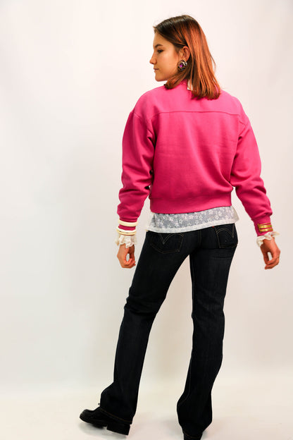 Sweat rose Zara Taille S