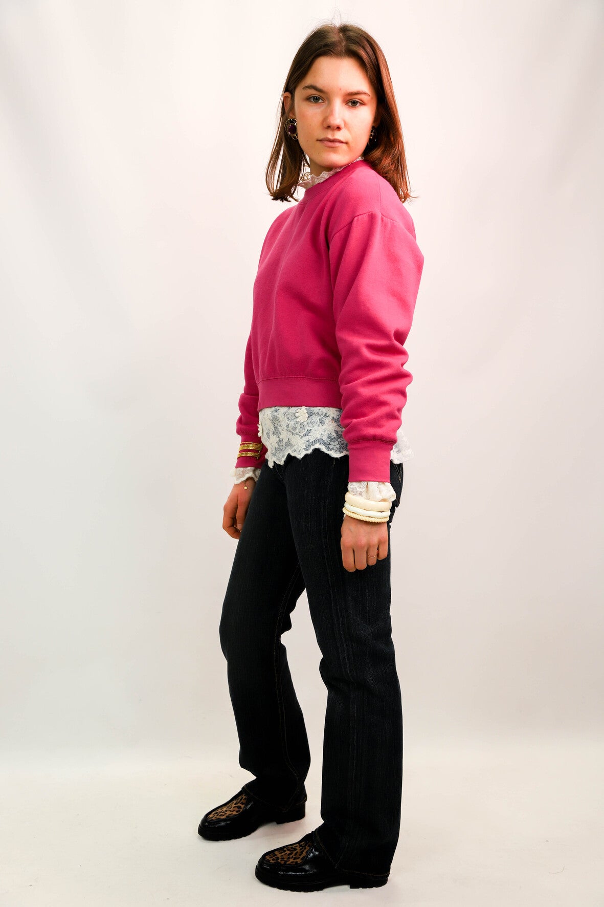 Sweat rose Zara Taille S